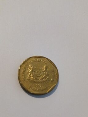 Singapore $1.00 Flower Coin
